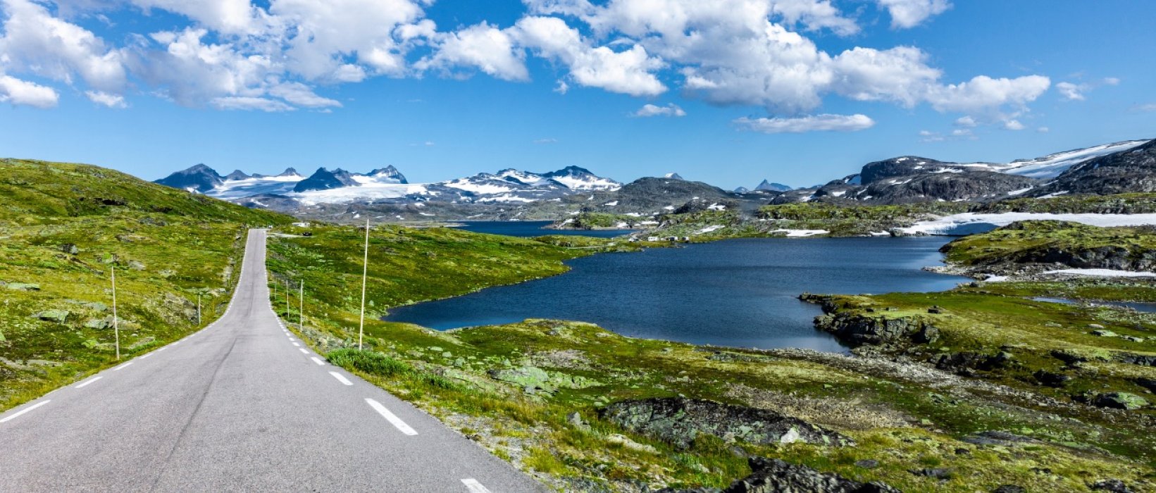 La route 55 en Norvège
