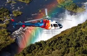 Voyage sur-mesure, Les Chutes Victoria, Survol 12-15mn en hélicoptère 