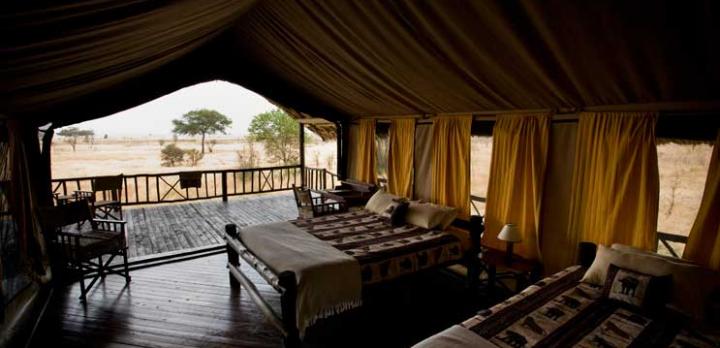 Voyage sur-mesure, Tented lodge saisonnier dans le parc de Mikumi