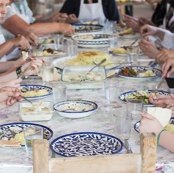 Voyage sur-mesure, Préparation d’un repas Jordanien
