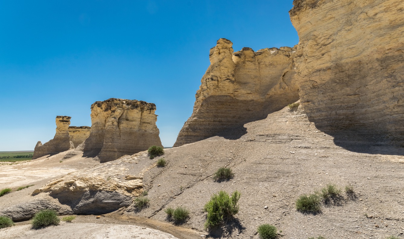 Voyage sur-mesure, Monument Rocks au Kansas