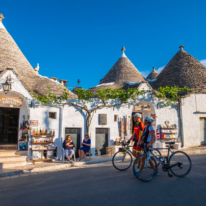 Circuit en vélo dans le Salento