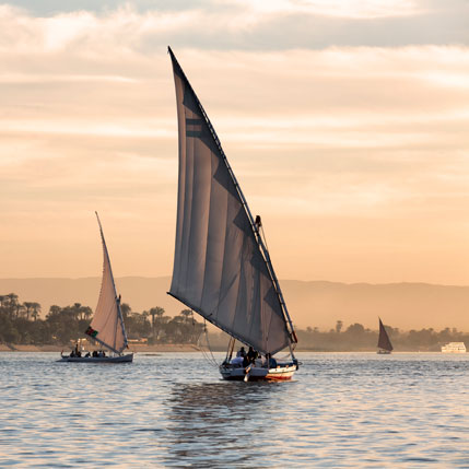 Voyage sur-mesure, Felouque sur le Nil et trésors d'Egypte