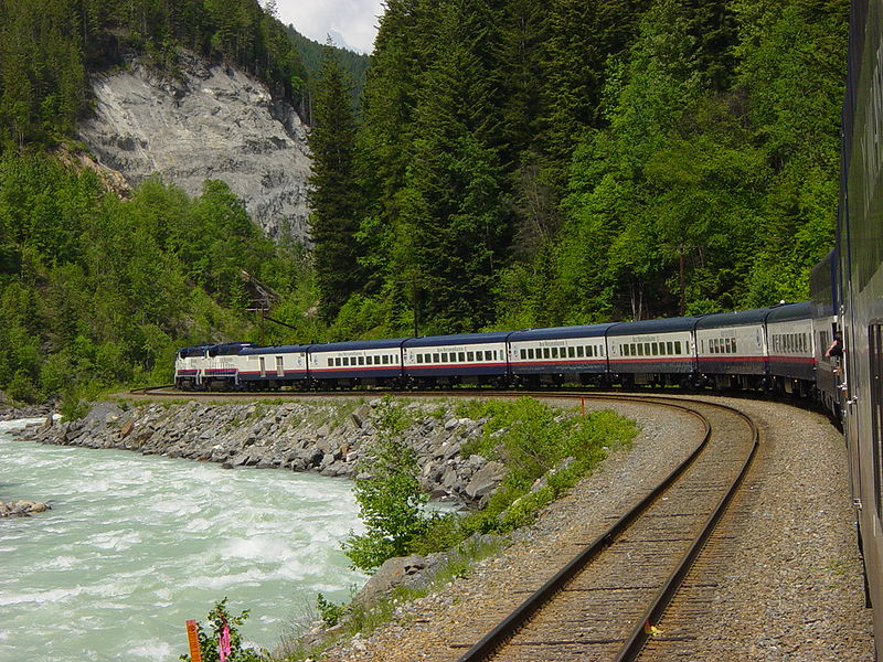 Voyage sur-mesure, La traversée des Rocheuses en train
